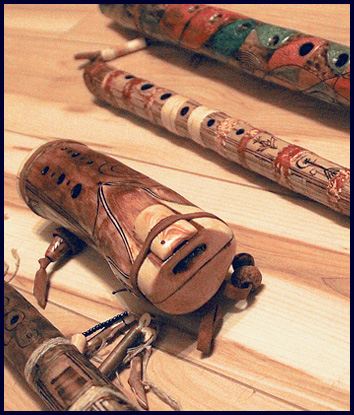 Лесная окарина и флейты индейцев северной америки
